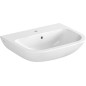 Vasque VitrA S20 550x440mm blanc avec trop plein 1 trou robinet milieu