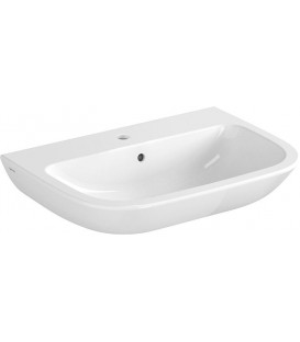 Vasque VitrA S20 650x470mm, blanc, avec trop-plein 1 trou robinet milieu