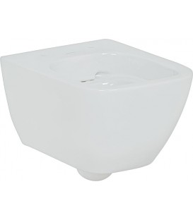 WC-suspendu Geberit Smyle Square compact, sans rebord, blanc lxhxp: 350x330x490mm