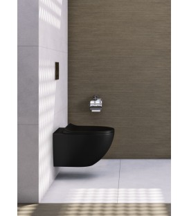 Pack WC geberit et sento suspendu abattant SLIM noir