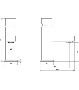 Mitigeur de Lavabo Kubo