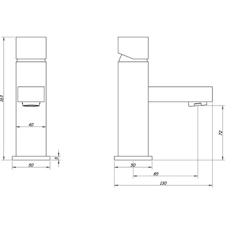 Mitigeur de Lavabo Kubo