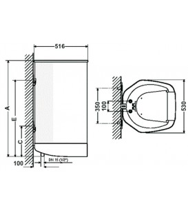 Chauffe-Eau Electrique Résistant à la Pression SX, 50-120 L