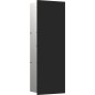 Module armoire emco asis pure encastré butée droite 730mm noir