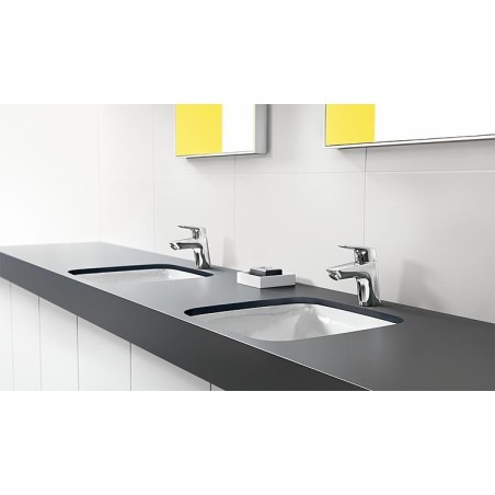 Mitigeur vasque Hansgrohe 70 Logis, sans robinetterie d'écoulement chrome