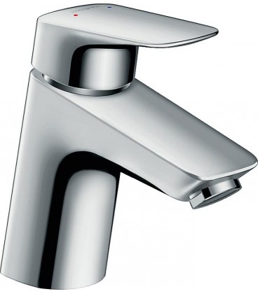 Mitigeur vasque Hansgrohe 70 Logis, robinett. d'écoulement Push-Open, basse pression, chrome