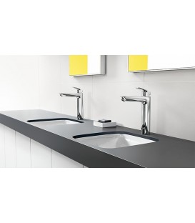 Mitigeur vasque Hansgrohe 190 Logis, sans robinetterie d'écoulement, chrome