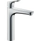 Mitigeur vasqhe Hansgrohe 190 Focus, avec robinetterie d'écoulement, chrome