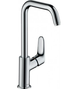 Mitigeur vasque Hansgrohe 240 Focus, avec robinetterie d'écoulement, chrome