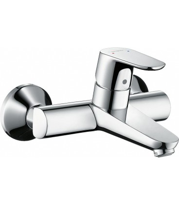 Mitigeur vasque mural Hansgrohe Focus, chrome entraxe: 197mm