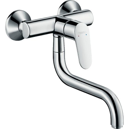 Mitigeur d'evier mural Hansgrohe Focus M41, chrome entraxe: 261mm