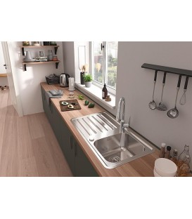 Mitigeur d'évier Hansgrohe 220 Focus M42, avec douchette de vaisselle extract., pivotant