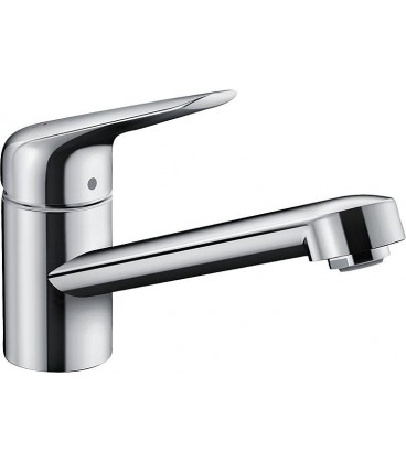 Mitigeur d'évier Hansgrohe 100 Focus M42, chrome plage de pivotement 360°