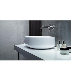 Lavabo à poser NUVOLA lxHxP 750x160x400mm en céramique blanche