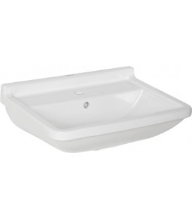 Vasque Duravit Starck 3 en ceramique, avec trop-plein 600 mm, blanc lxhP: 600x190x450 mm