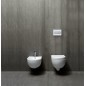 WC suspendu Nuvola lxHxP 350x355x550mm en céramique blanche