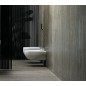 WC suspendu Nuvola lxHxP 350x355x550mm en céramique blanche