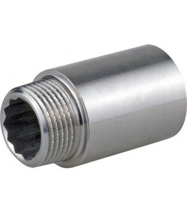 Rallonge robinet 1" x 40mm inox 1.4408