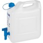 Jerrican a eau Eco Nature 12 litres avec robinet surplus 160x334x332mm