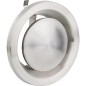 Element d'aération AEE 125 inox raccord Ø 125 mm ext. Ø 160 mm