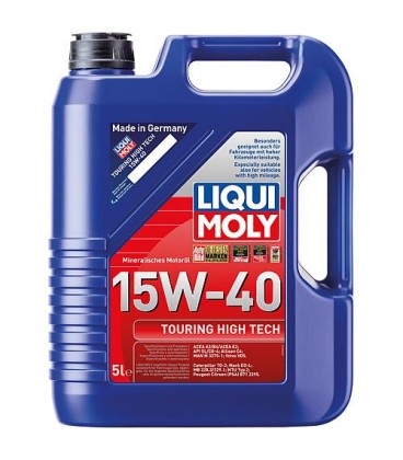 Huile de moteur LIQUI MOLY Touring High Tech SAE 15W-40, contenu 5 litres