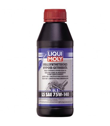 Huile moteur hypoide synthet. LIQUI MOLY (GL5) 75W-140 flacon 500ml