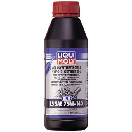 Huile moteur hypoide synthet. LIQUI MOLY (GL5) 75W-140 flacon 500ml