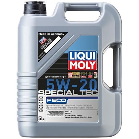 Huile moteur roulement LIQUI MOLY Special Tec F ECO 5W-21, bidon 5l