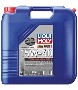 Huile moteur (NfZ) LIQUI MOLY Touring High Tech SHPD 15W-40 bidon 20l