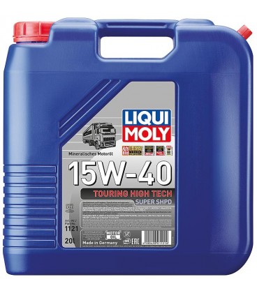 Huile moteur (NfZ) LIQUI MOLY Touring High Tech SHPD 15W-40 bidon 20l