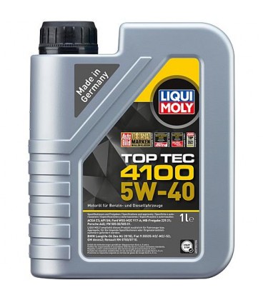 Huile moteur LIQUI MOLY Top Tec 4100 5W-40 bidon 1l