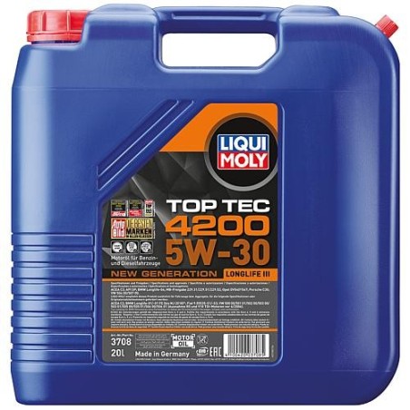 Huile moteur LIQUI MOLY Top Tec 4200 5W-30 bidon 20l