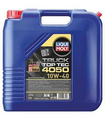 huile de moteur LIQUI MOLY Top Tec truck 4050 10W-40 bidon 20l