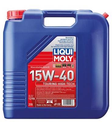 Huile moteur LIQUI MOLY Touring High Tech 15W-40 bison 20l