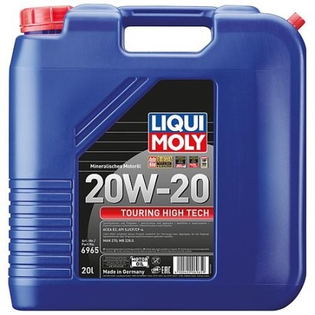 Huile moteur LIQUI MOLY Touring High Tech 20W-20, bidon 20l