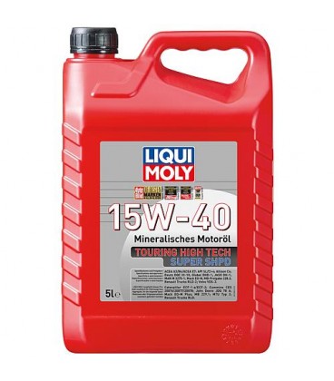 Huile moteur (Nfz) LIQUI MOLY Touring High Tech SHPD 15W-40 bidon 5l