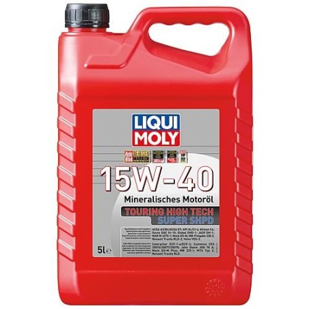 Huile moteur (Nfz) LIQUI MOLY Touring High Tech SHPD 15W-40 bidon 5l