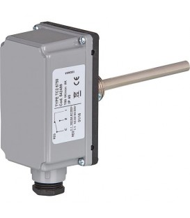 Thermostat immergé Imit Type TC2, 0-90°C, graduation interne, DN15(1/2"), L: 150 mm