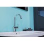 Robinet mélangeur vasque Série Ascona Ecoulement rotatif 360°, Klicker, garniture d'écoulement, Chrome