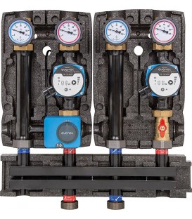 Module groupe de distribution Evenes, 1x circuit direct, 1x circuit mélangé, DN25 (1")