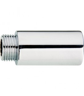 Rallonge de robinet LUX laiton chromé DN15 (1/2") x 15 mm