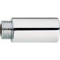 Rallonge de robinet LUX laiton chromé DN15 (1/2") x 15 mm