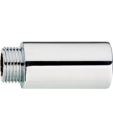 Rallonge de robinet LUX laiton chrome DN 15 (1/2") x 20 mm
