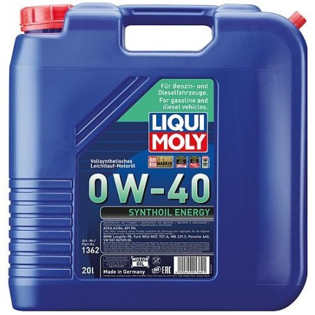 Huile moteur LIQUI MOLY OW-40 bidon 20l