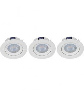 Spots - 5W 360lm 2700K 38° Ø90mm -intensité variable- blanc UE 3