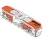 Wago Connecteur de passage avec levier 221-2401, max. 12 AWG, couleur du couvercle : blanc