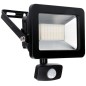 Projecteur - 30 W 3300 lm 4000K IP44 - Capteur - Sanan LED - Noir