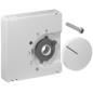 Set de couvercles pour thermostat d'ambiance blanc brillant  JZ-004120