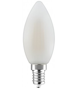 Ampoule bougie LED à filament  C35 E14 4.5W 470lm 2700K Opal 330°