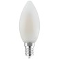 Ampoule bougie LED à filament  C35 E14 4.5W 470lm 2700K Opal 330°